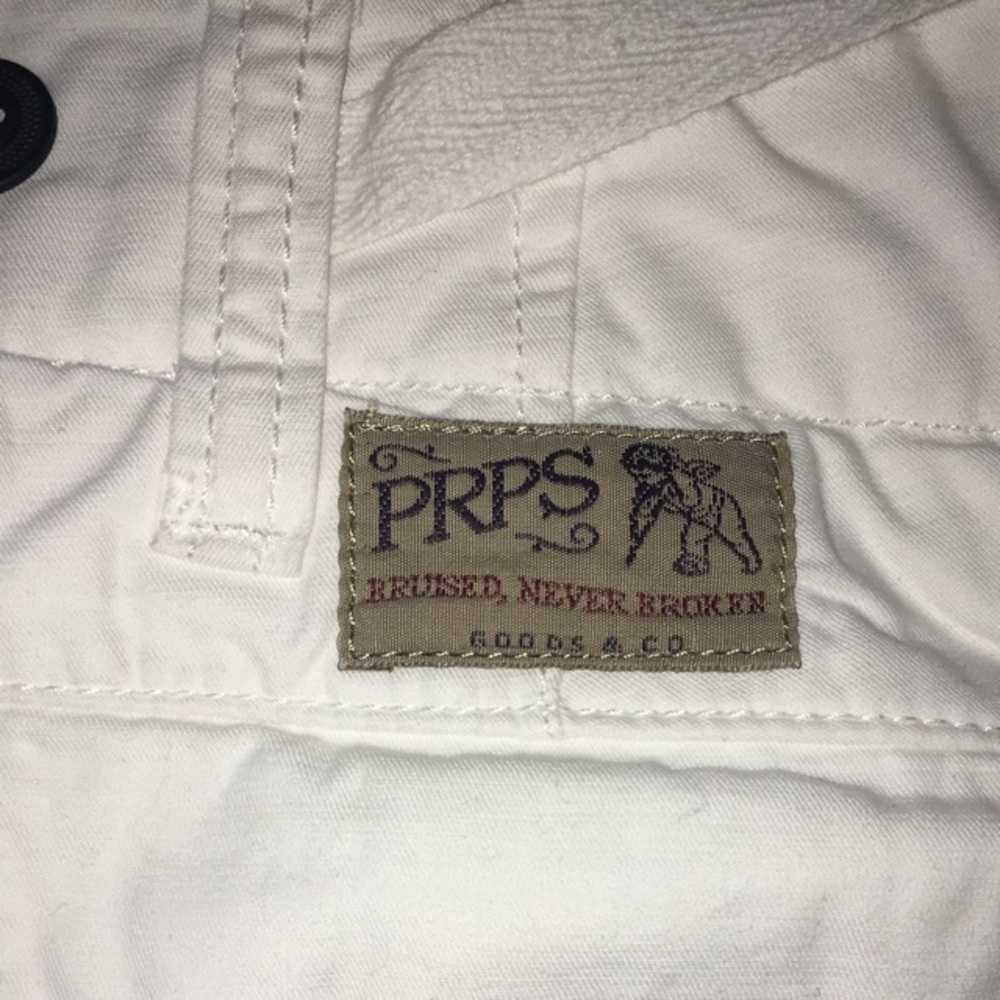 Prps white cargo pants. Size 32